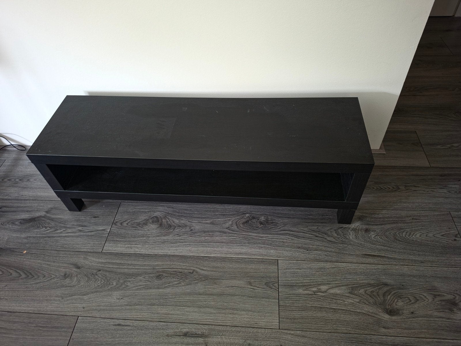Ikea kallax tv meubel donkerbruin/zwart - Gratis, Huis en Inrichting, Ophalen
