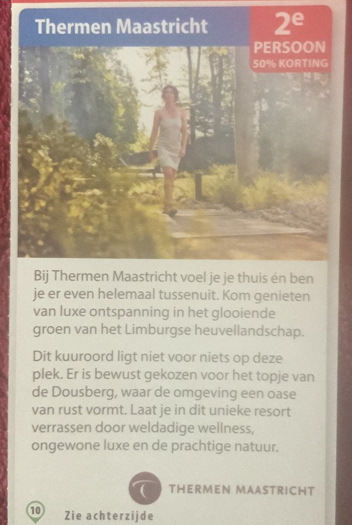 Sauna Thermen Maastricht Voordeelbon, Drie personen of meer, Kortingsbon, Spa of Sauna
