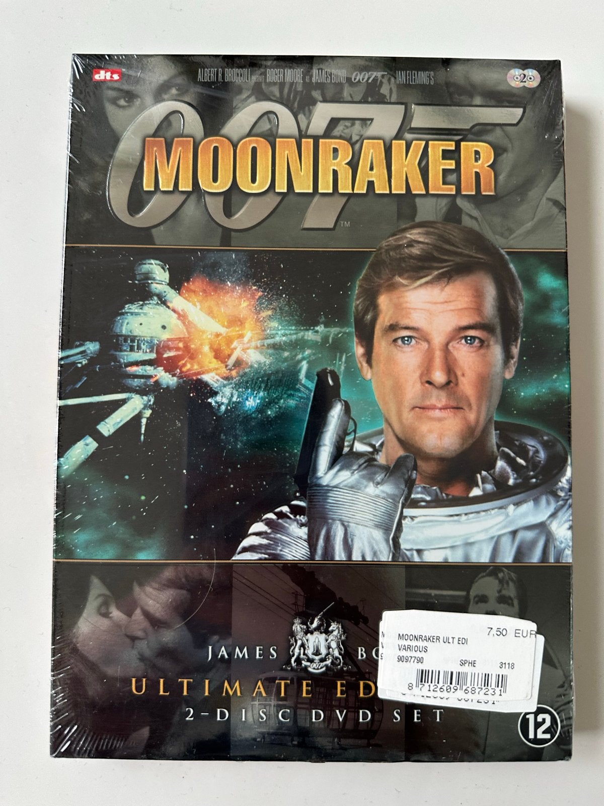 James Bond 007: Moonraker - Ultimate Edition 2-Disc DVD, Cd's en Dvd's, Nederlands, Actiethriller, Ophalen of Verzenden, Nieuw in verpakking