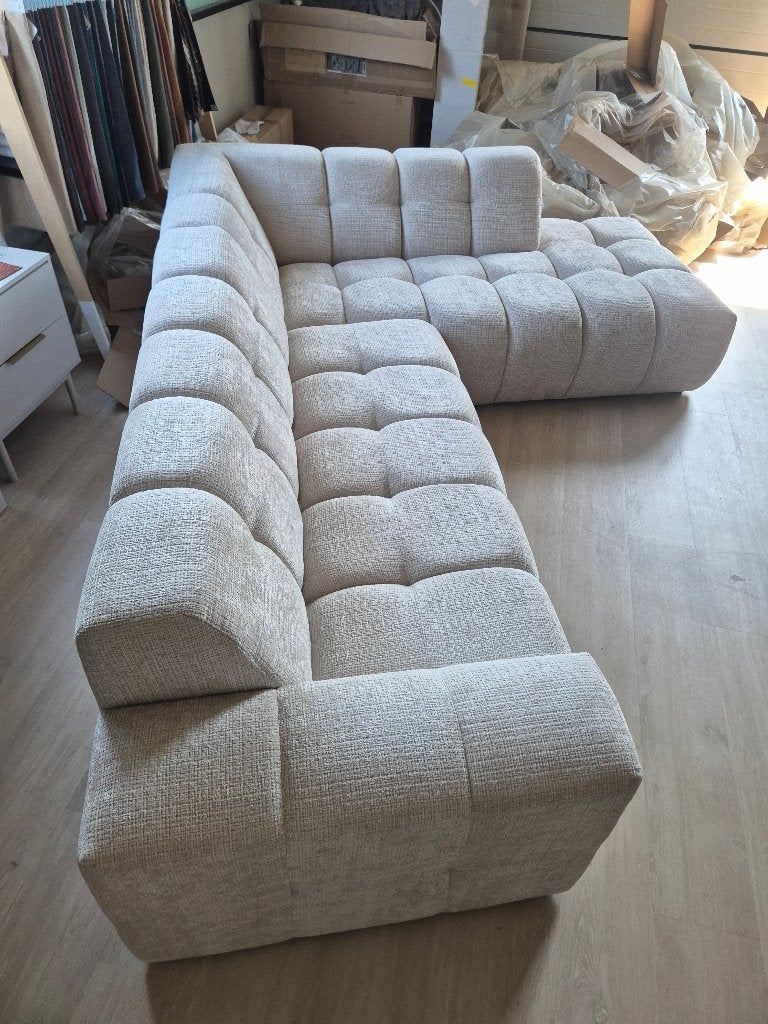 Nieuwe hoekbank van 2.399,- voor 999,- 280x220cm SAMPLE SALE, Ophalen, 250 tot 300 cm, Hoekbank, Nieuw