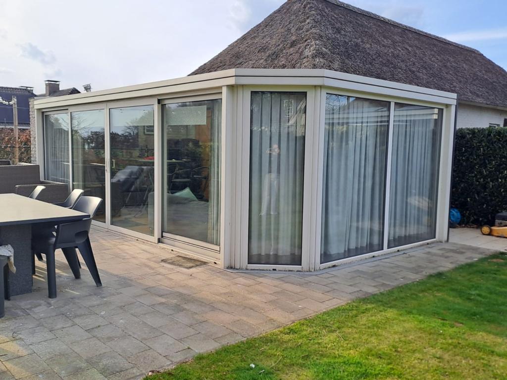 Luxe Serre Overkapping 7x3.2m met Schuifpui & Thermopane, Ophalen of Verzenden, Serre