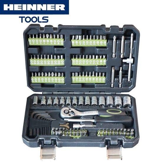 Heinner 131-delige 1/4" Doppenset, Nieuw, Ophalen of Verzenden, Www.loods56.nl, X