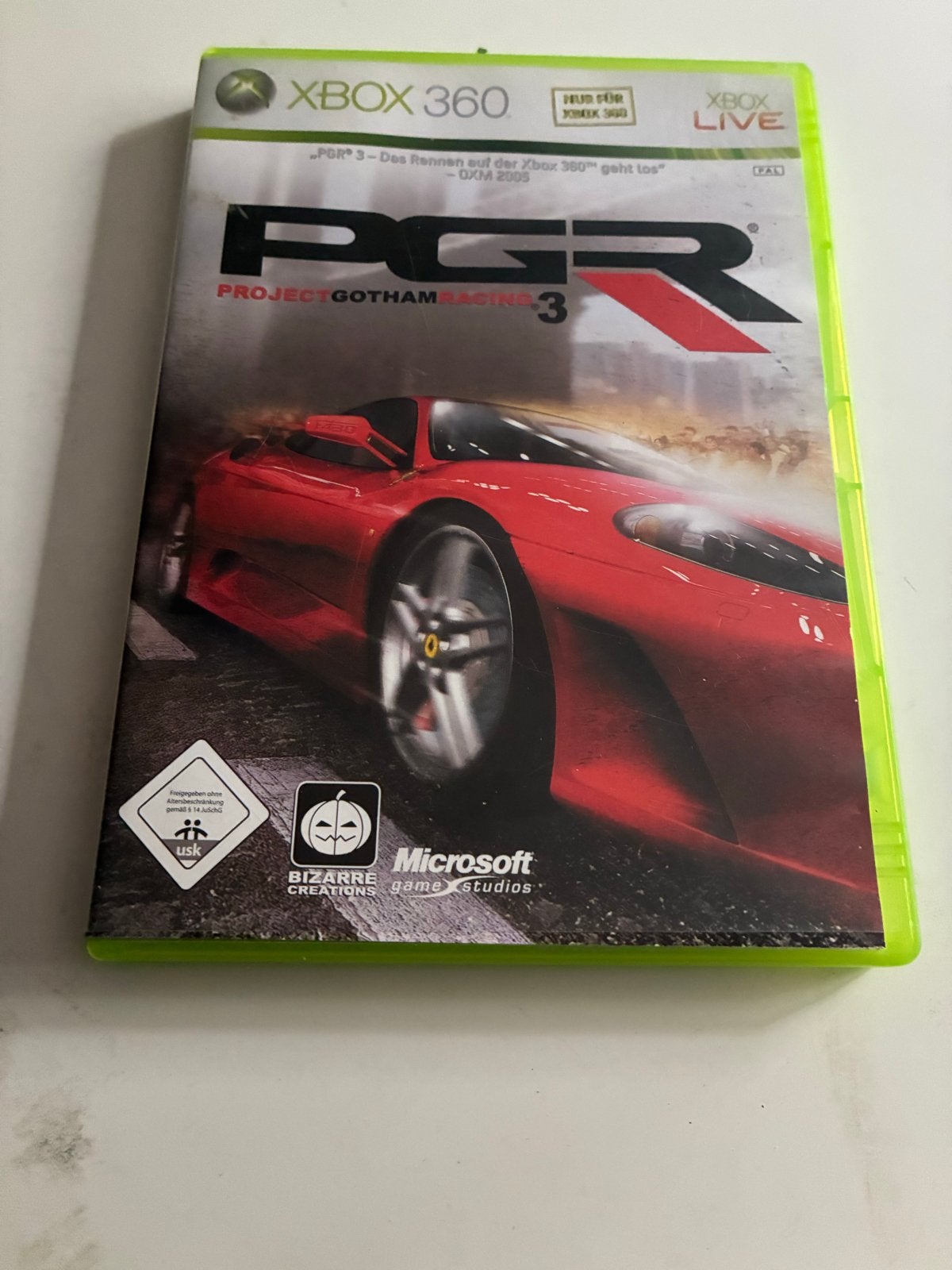 Project Gotham Racing 3 - Xbox 360 Racegame, Online, Gebruikt, 1 speler, Racen en Vliegen