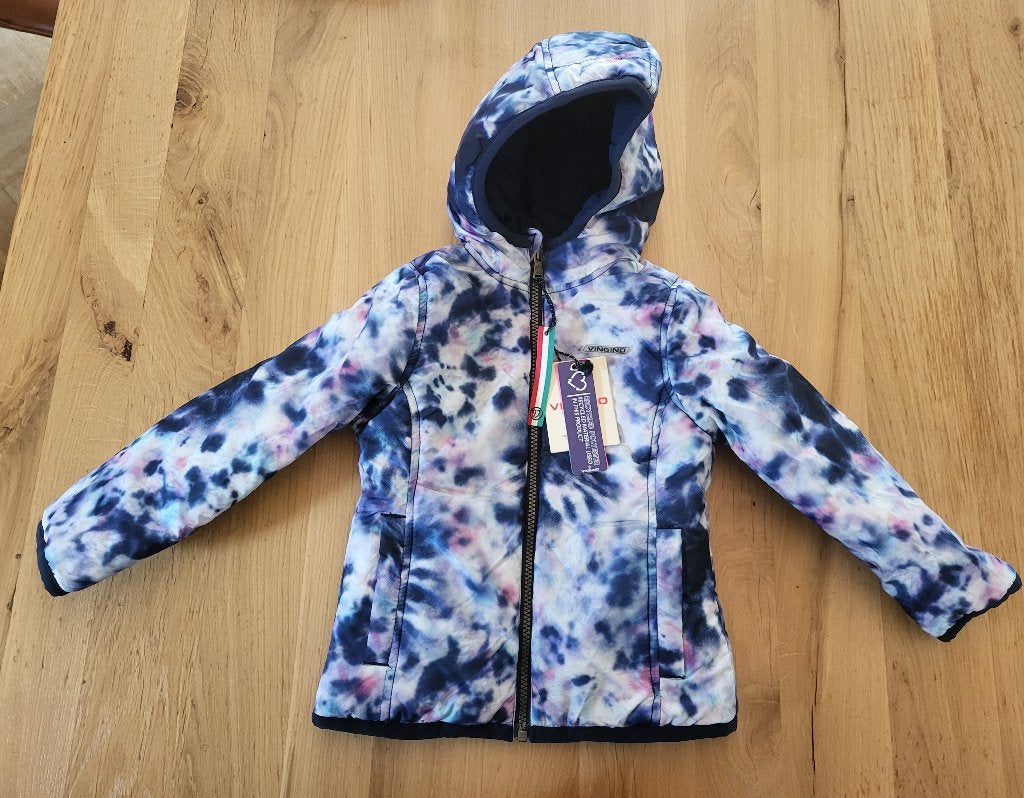 Nieuw! Vingino winterjas, navy, wit, reversible, maat 104, Meisje, Nieuw, Ophalen of Verzenden, Vingino