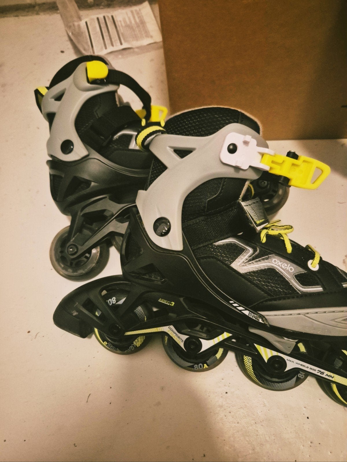 Oxelo Fit 3 Inline Skates Kind - Verstelbaar Maat 32-35, Ophalen of Verzenden, Zo goed als nieuw, IJshockeyschaatsen, Overige merken