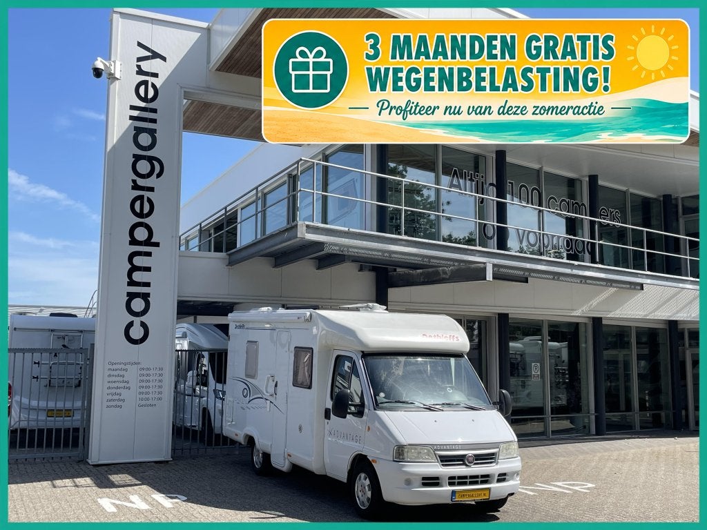 Dethleffs Advantage T5801 FRANSBED FACE TO FACE INRUILKOOPJE, Caravans en Kamperen, Campers, Fiat, 6 tot 7 meter, Bedrijf, Hordeur