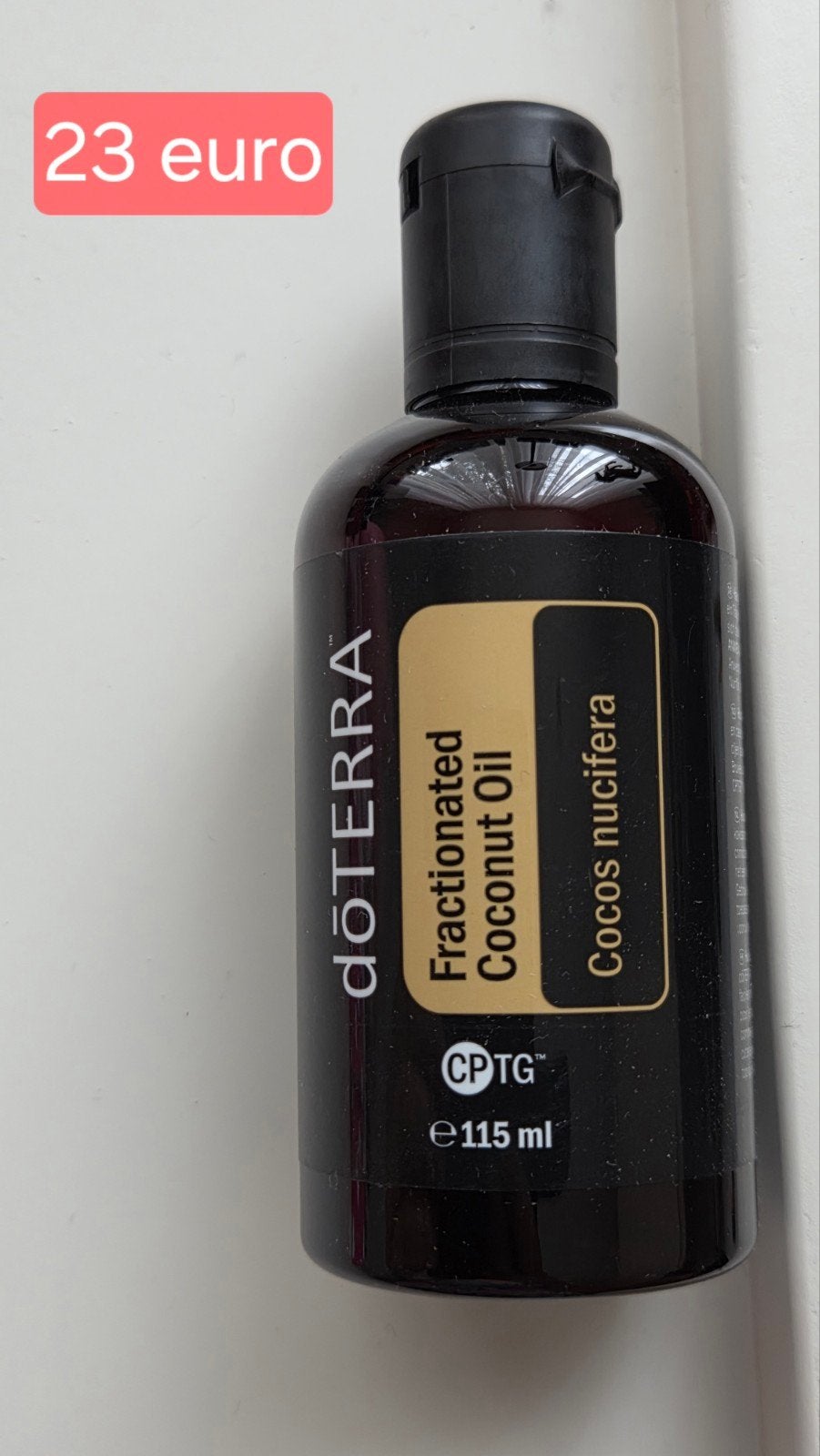Doterra Gefractioneerde Kokosolie - 115 ml, Ophalen of Verzenden, Nieuw, Bodylotion, Crème of Olie