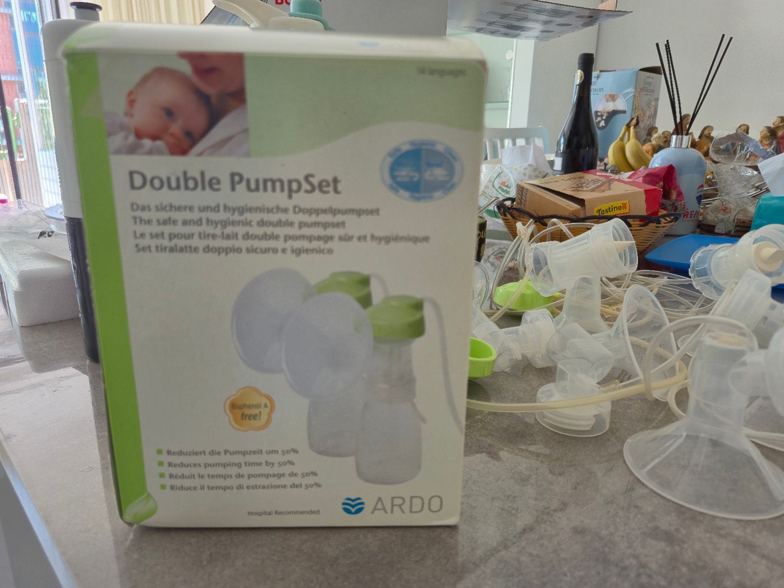 Ardo Double PumpSet - Borstkolf voor efficiënt kolven, Kinderen en Baby's, Babyvoeding en Toebehoren, Ophalen, Zo goed als nieuw