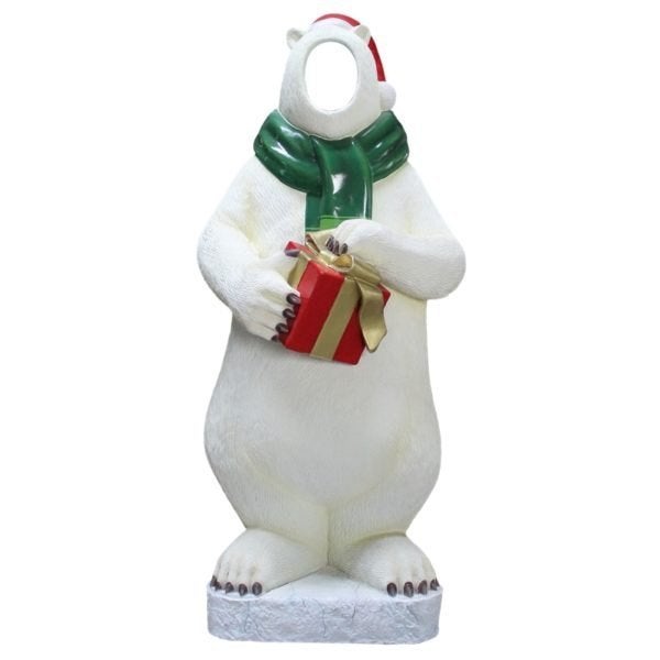 Artic bear photo-op – Polar Bear 95.90 X 62.00 X 202.10 cm, Ophalen, HorecaBeelden, Nieuw, HorecaBeelden