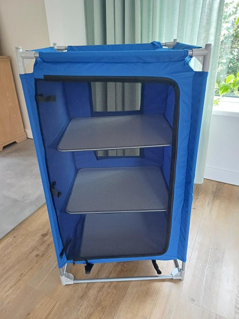 Handige opvouwbare campingkast - Blauw, Ophalen of Verzenden