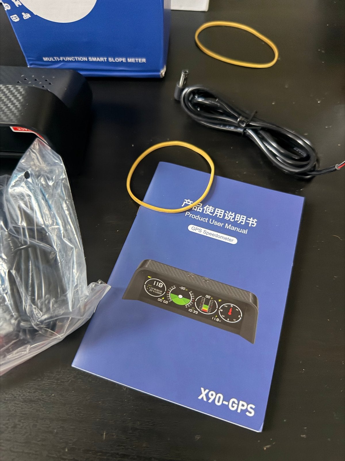 X90 GPS HUD Multifunctionele Slimme Hellingmeter Auto, Ophalen of Verzenden, Nieuw