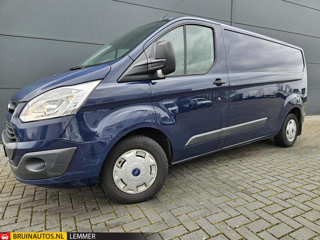 Ford Transit Custom 2.2 TDCI L2H1 Airco Cruise Trekhaak, Auto's, Bestelauto's, Euro 5, 101 pk, Gebruikt, 4 cilinders