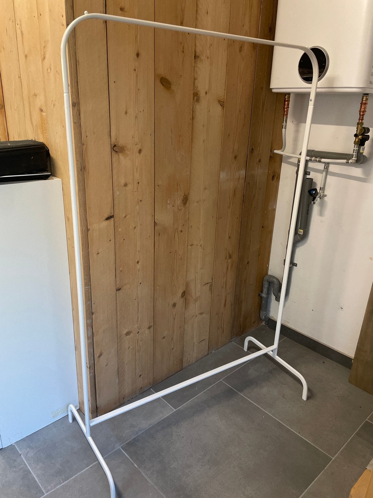IKEA MULIG Kledingrek - Wit, Ophalen of Verzenden, Gebruikt