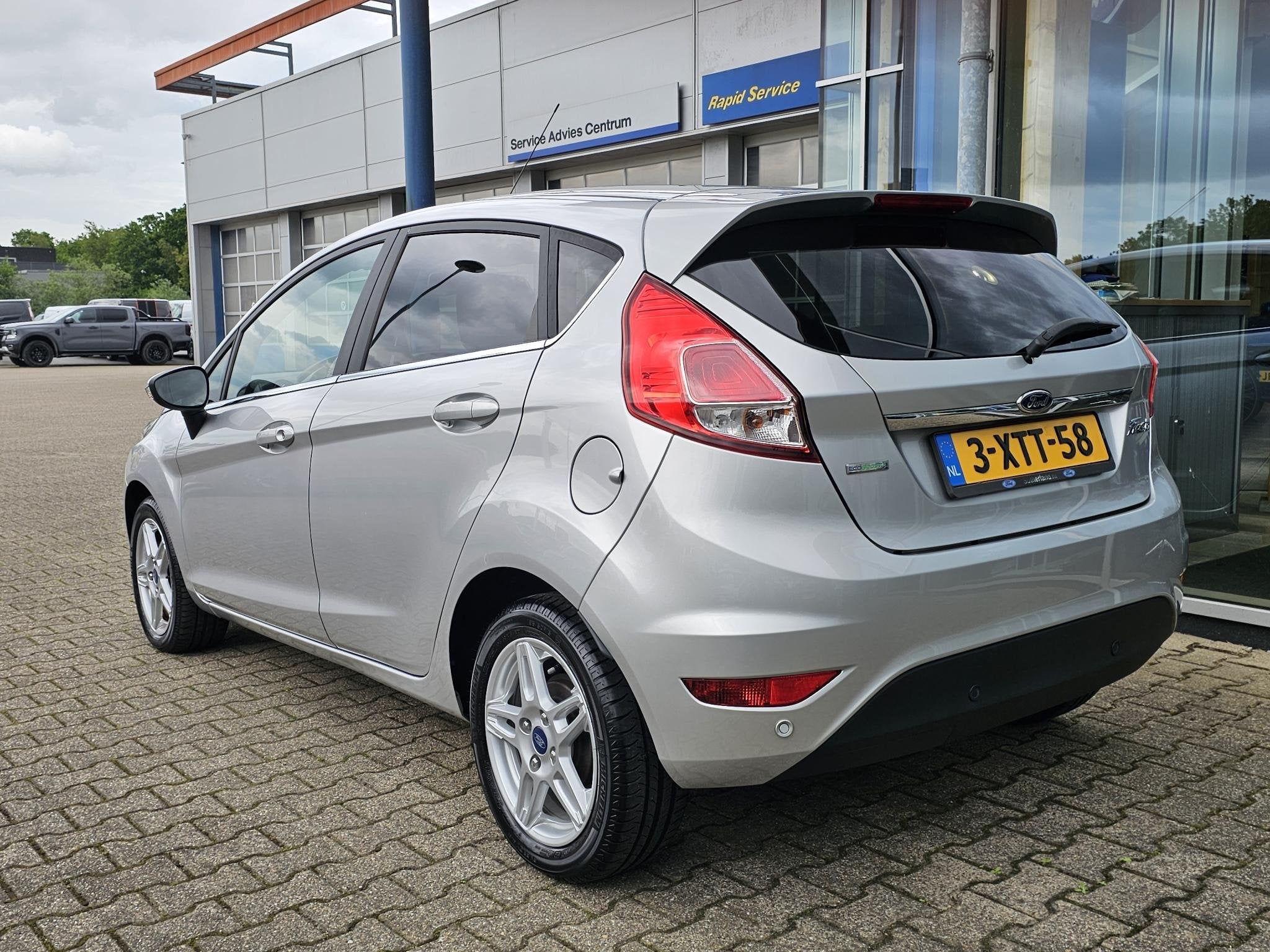 Ford Fiesta 1.0 EcoBoost Titanium Automaat | 1ste eigenaar |, Origineel Nederlands, Bedrijf, Zilver of Grijs, Hatchback