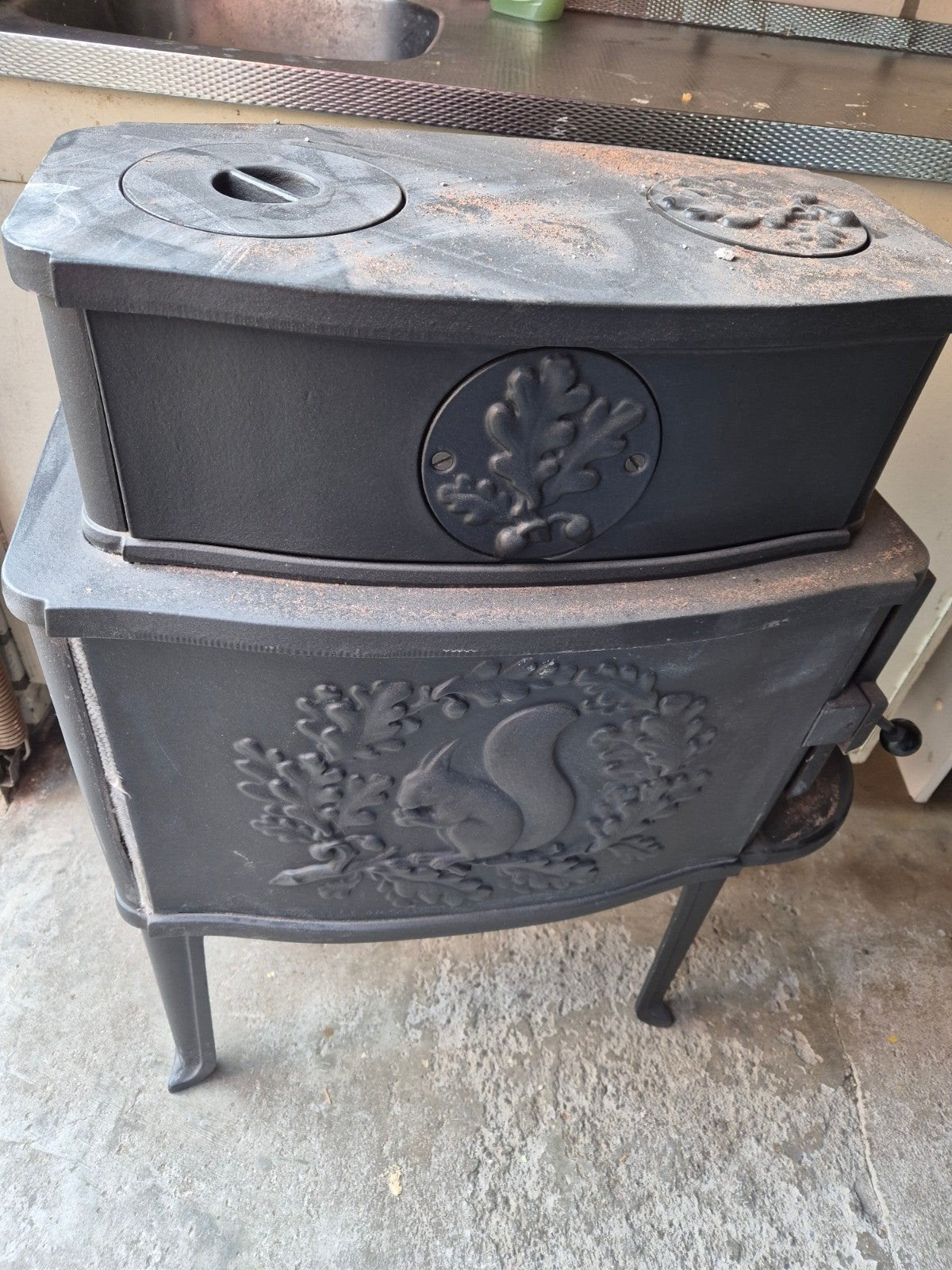 Leuke kachel te koop - Made in Denmark, Huis en Inrichting, Kachels, Ophalen, Gebruikt, Houtkachel, Vrijstaand