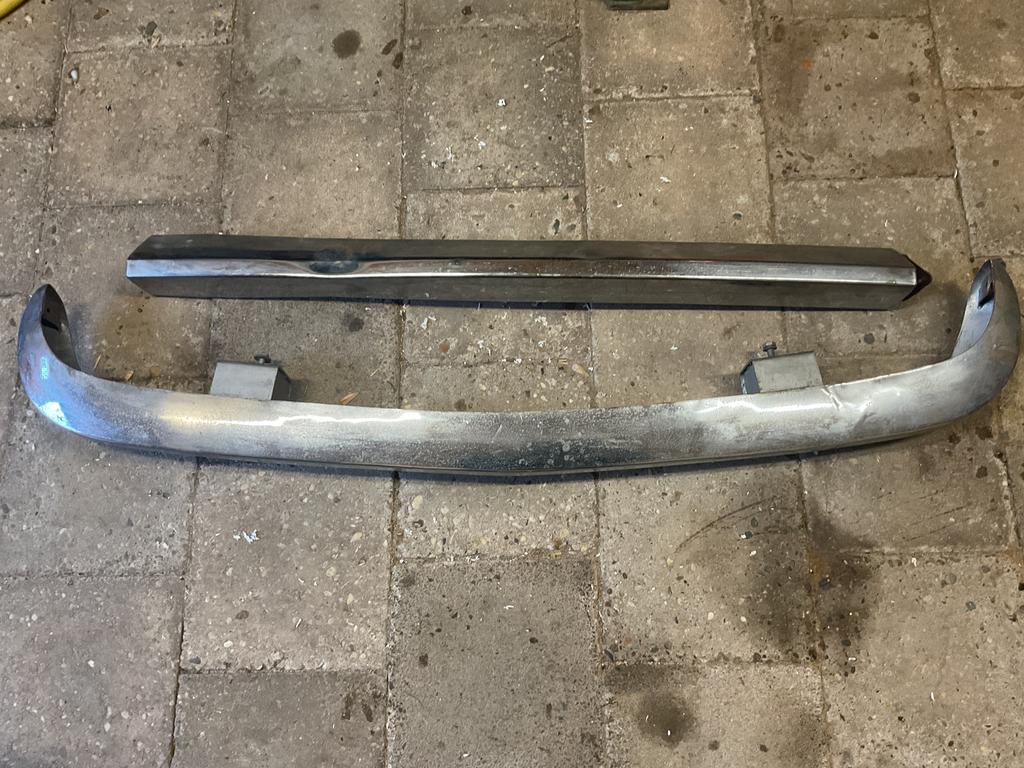 Triumph Tr6 voor en achterbumper., Ophalen, Gebruikt, Triumph, Bumper