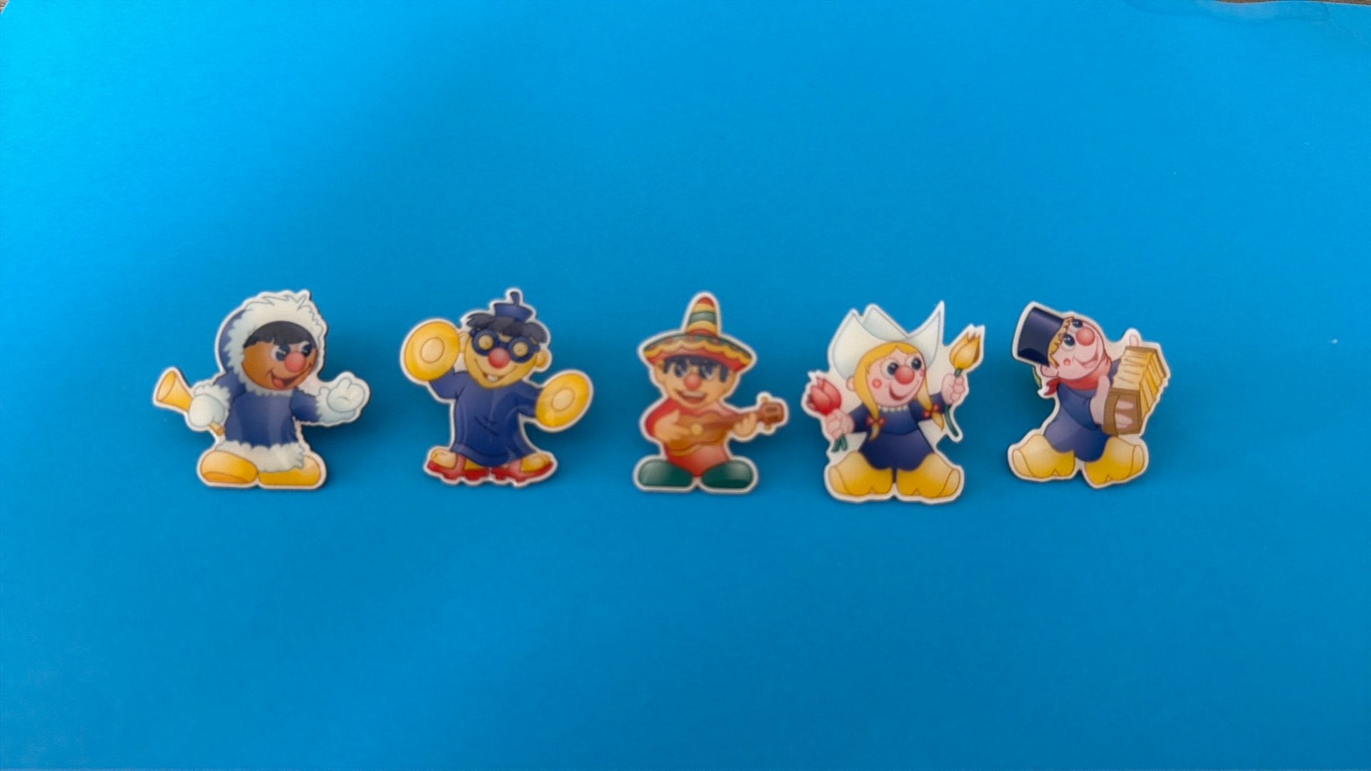 Efteling Pin Set - Carnaval Festival Figuren, Verzamelen, Ophalen of Verzenden, Zo goed als nieuw, Button of Speldje
