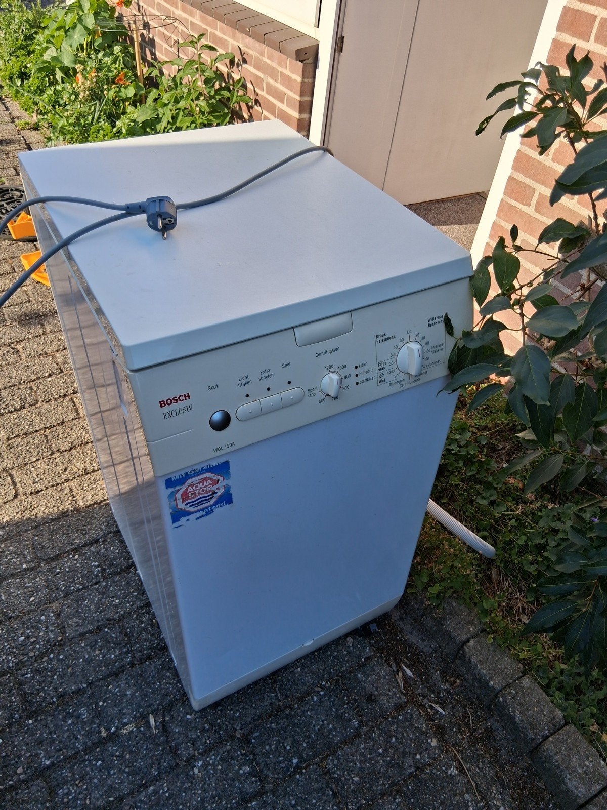 Bosch Exclusiv Wasmachine - Bovenlader, Witgoed en Apparatuur, Wasmachines, Ophalen, Gebruikt, Bovenlader, 85 tot 90 cm