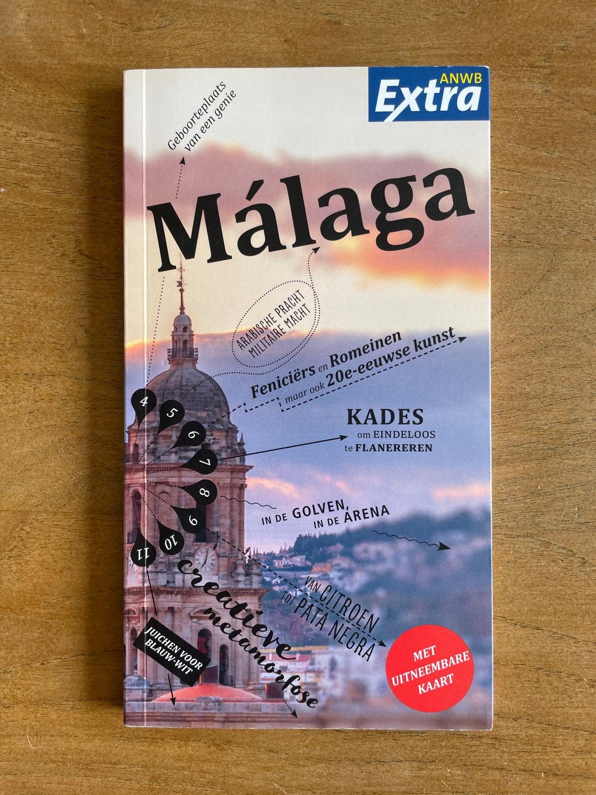 ANWB Extra Reisgids Málaga - Compacte stadsgids, Europa, Ophalen of Verzenden, Zo goed als nieuw, Reisgids of -boek