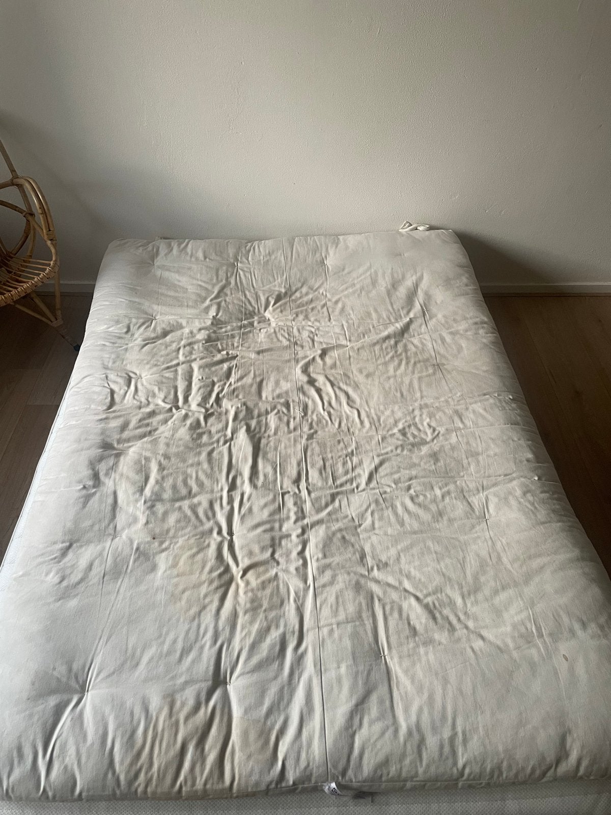 GRATIS Vouwbaar matras/topper 190x130, Gebruikt, Matras, 190 cm of minder, Ophalen of Verzenden