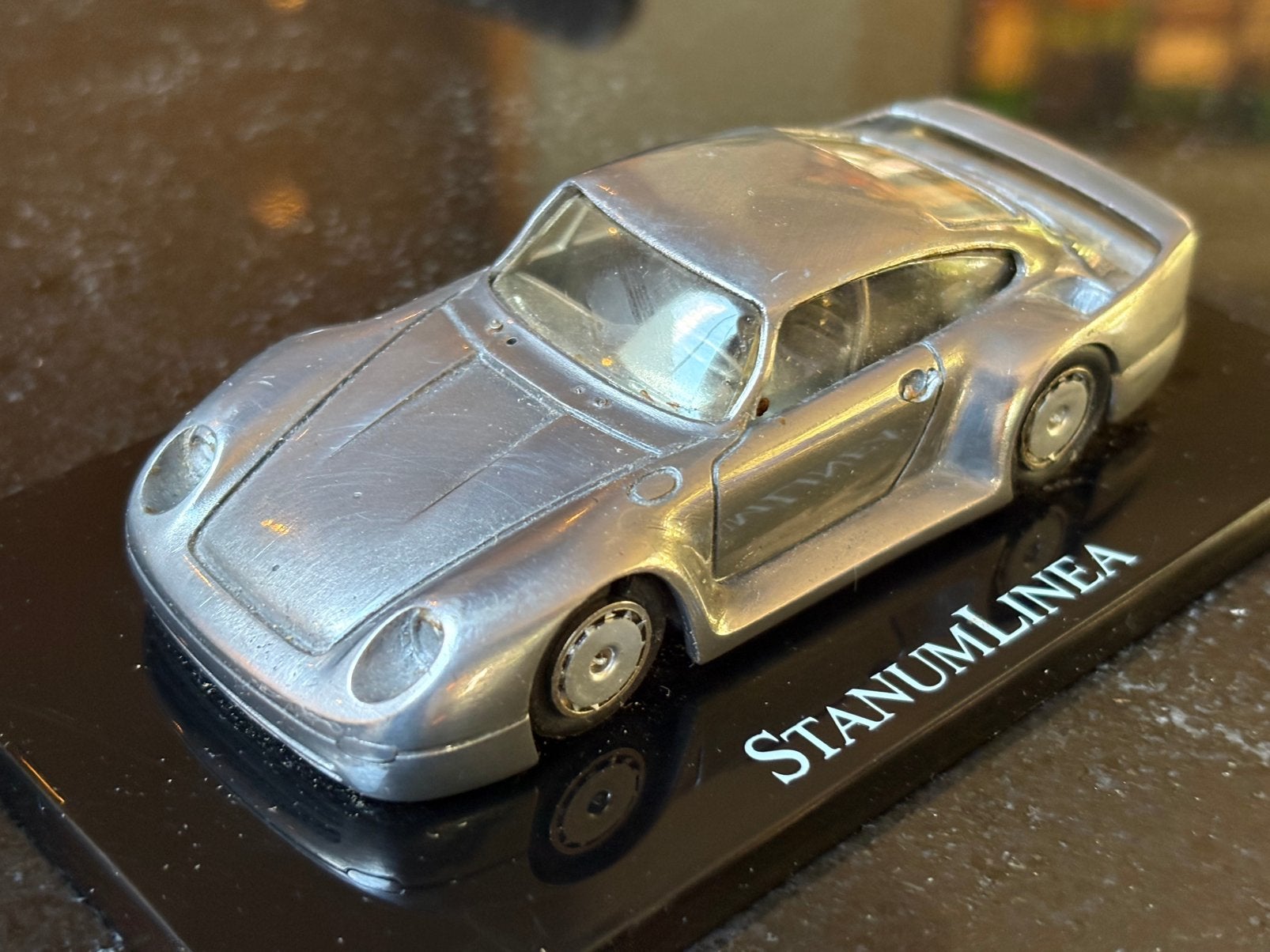 Porsche 959 Gruppe B 1983 1:43 AMR Stanum Linea schade, Ophalen of Verzenden, Gebruikt, Auto, Overige merken