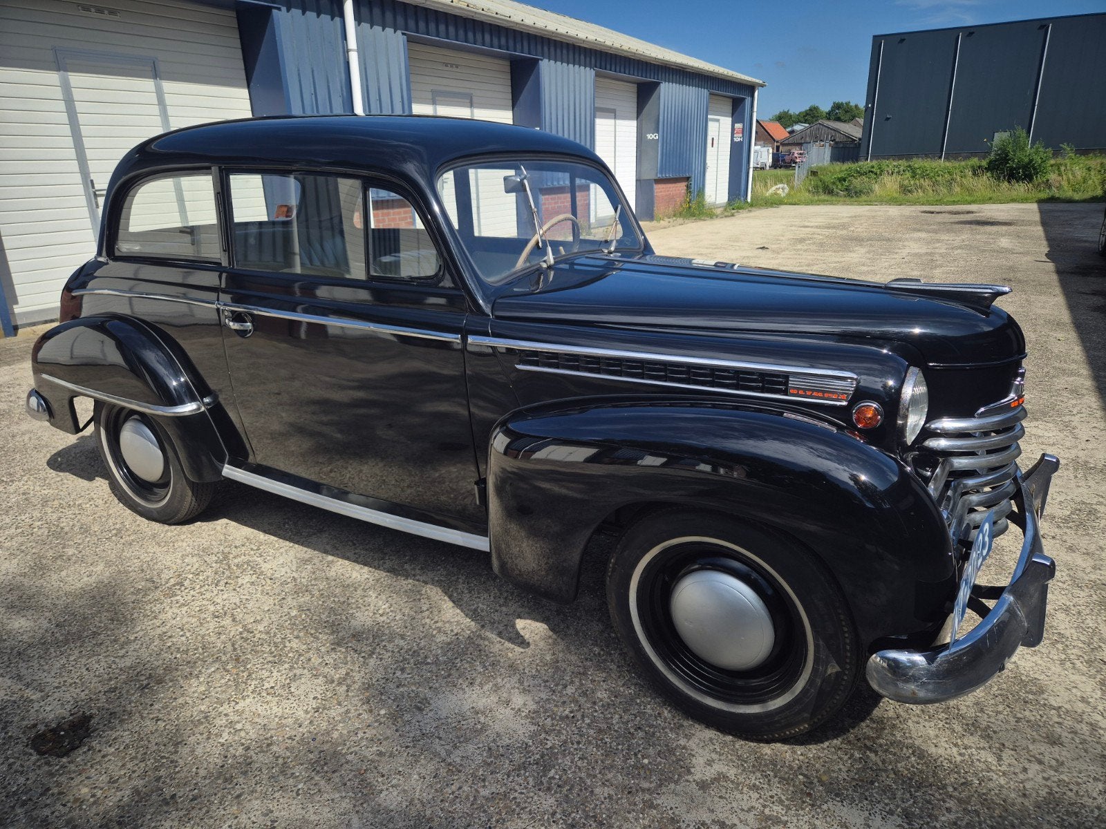 Opel olympia 1952 Zwart, Overige modellen, 918 kg, Zwart, Origineel Nederlands