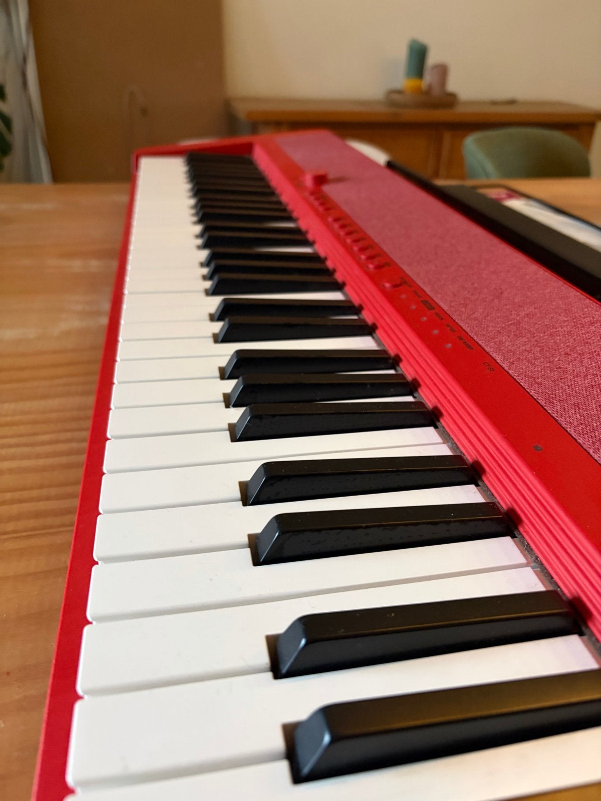 Casio Casiotone CT-S1 Rood Digitale Piano, Muziek en Instrumenten, Ophalen, Casio, 61 toetsen, Zo goed als nieuw