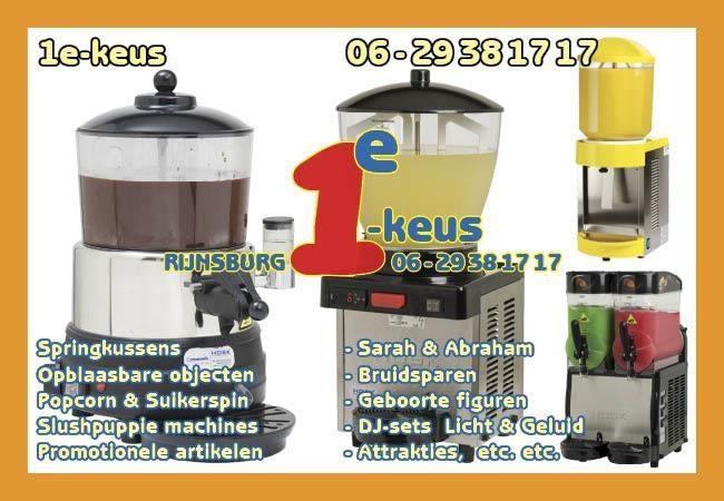 WARME DRANK DISPENSERS, Glüwein, Hot Choco, Vin Chaud, huur, Ophalen, Zo goed als nieuw, Overige