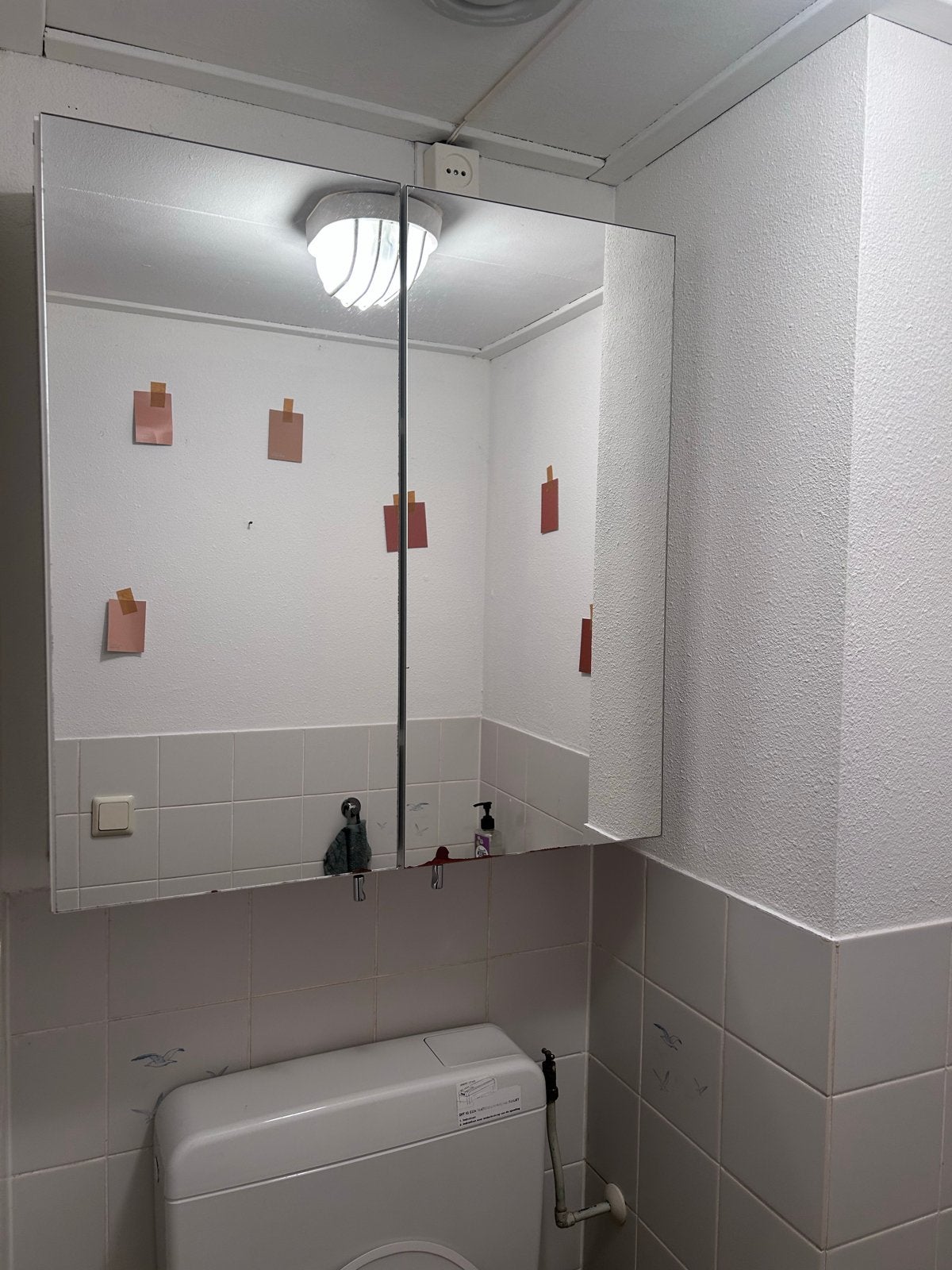 Spiegelkastje badkamer/toilet - gratis af te halen, Ophalen, Gebruikt, Minder dan 100 cm