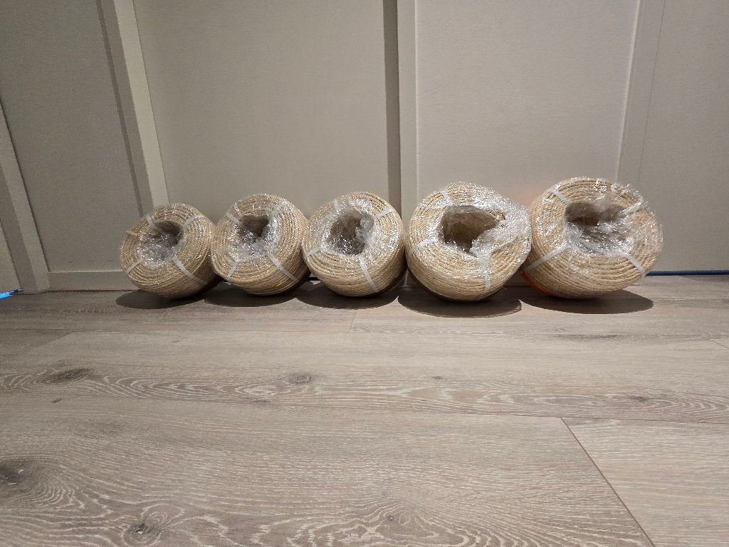 Sisal touw 5 tros a 220 meter diameter 6 mm, Ophalen, Nieuw, Overige typen