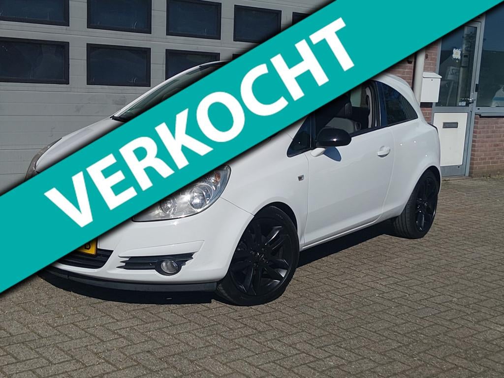 Opel Corsa 1.4-16V Business 2009 Nieuwe APK, Voorwielaandrijving, Gebruikt, 4 cilinders, Leder en Stof