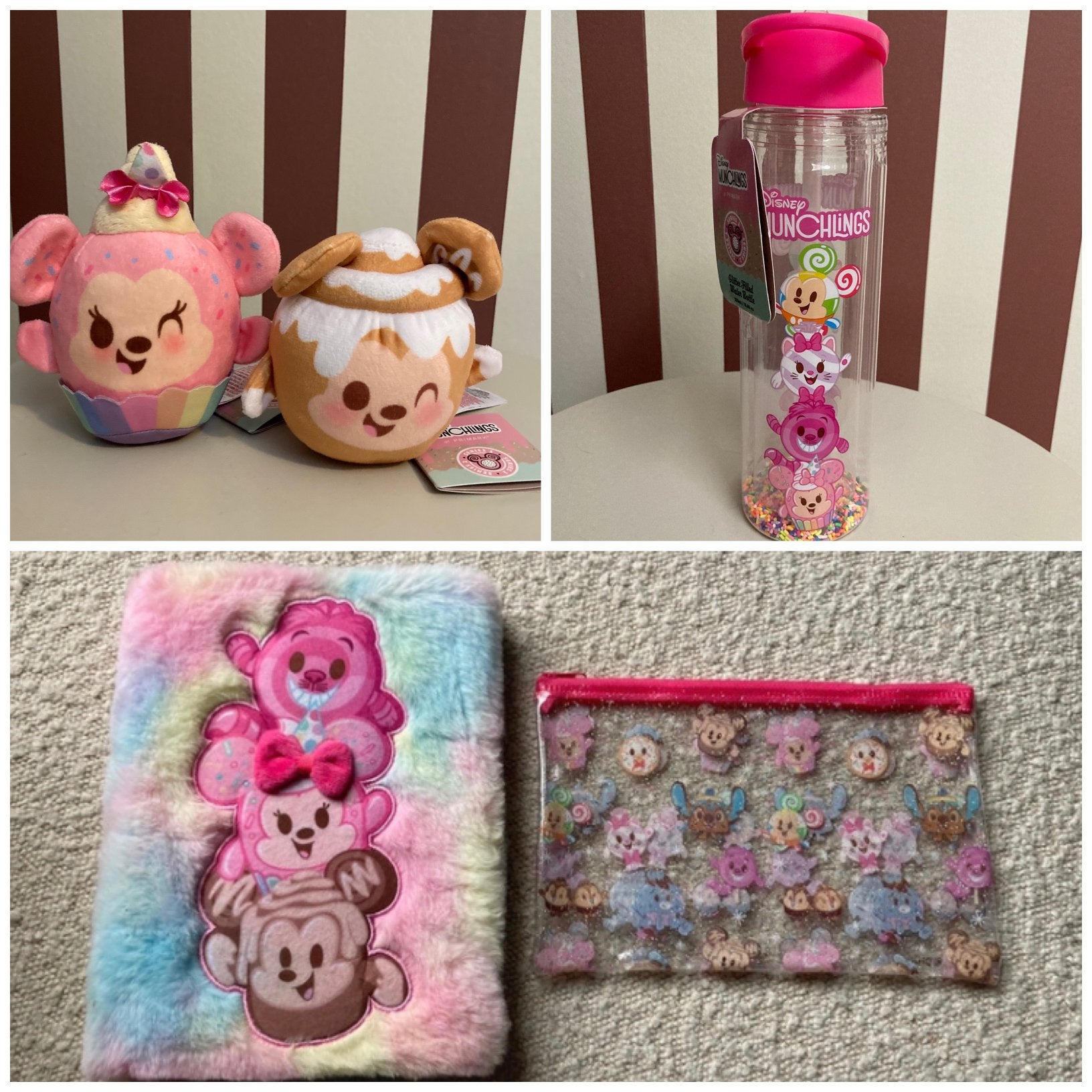 Disney Munchlings pakket nieuw opgebruikt/ waterfles, etui,, Ophalen of Verzenden, Mickey Mouse, Nieuw, Overige typen