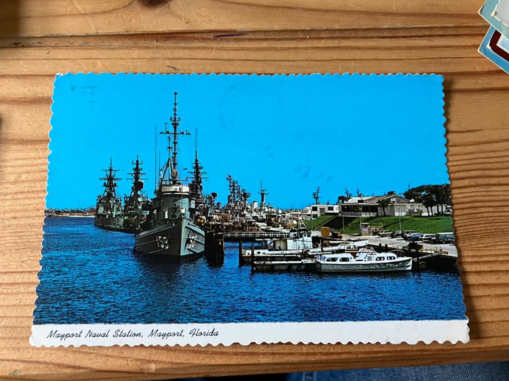 Ansichtkaart florida USA amerikaanse marine, Ophalen of Verzenden, 1960 tot 1980, Buiten Europa