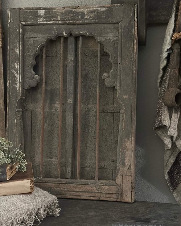 Authentiek oud houten hoffz luik, Ophalen of Verzenden