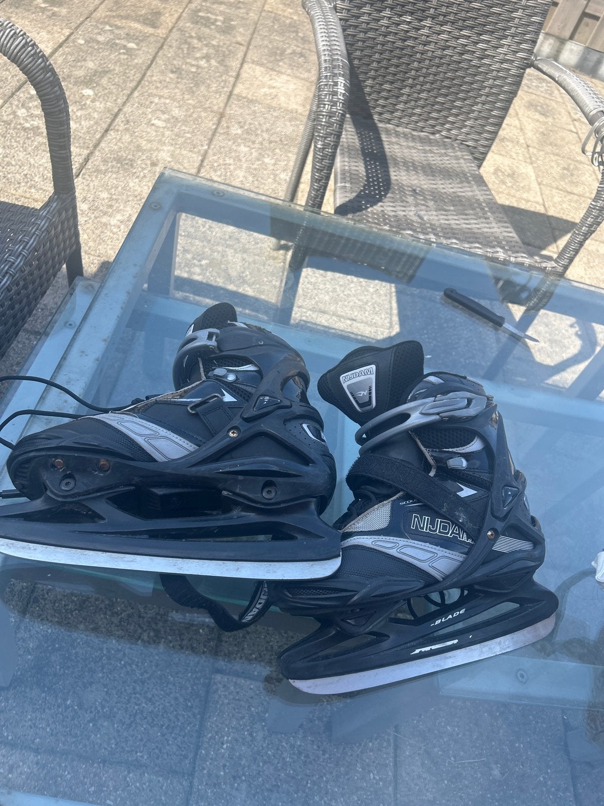 Nijdam IJshockeyschaatsen - Maat 39, Sport en Fitness, Ophalen, Gebruikt, IJshockeyschaatsen, Nijdam