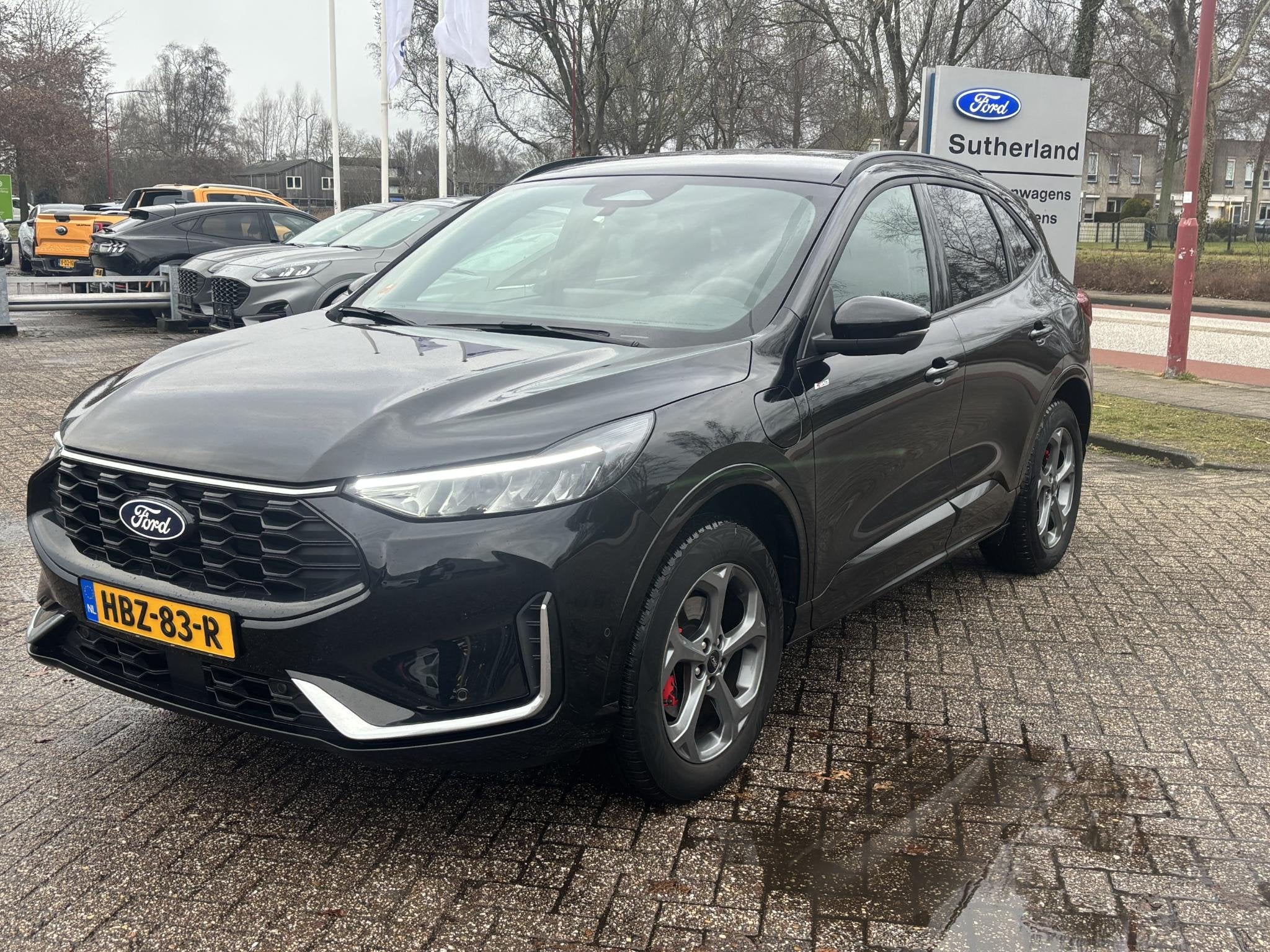Ford Kuga 2.5 PHEV ST-Line X | SCI | 243pk | Winter Pack | A, Auto's, Ford, 14 kWh, Gebruikt, Leder en Stof, Zwart