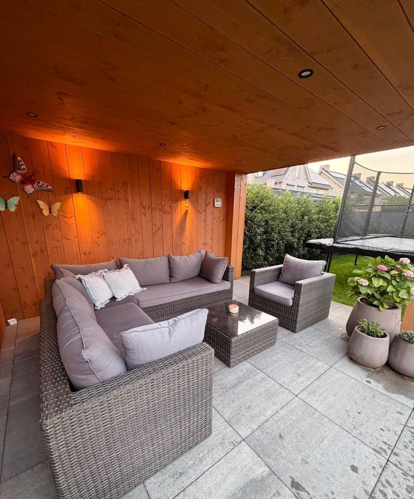 Loungeset, Ophalen, Kunststof, Loungeset, 7 zitplaatsen