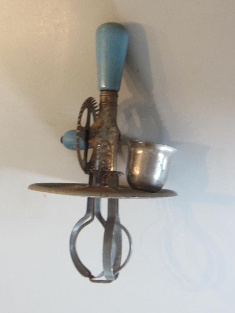 Antieke slagroomklopper retro vintage, Ophalen of Verzenden