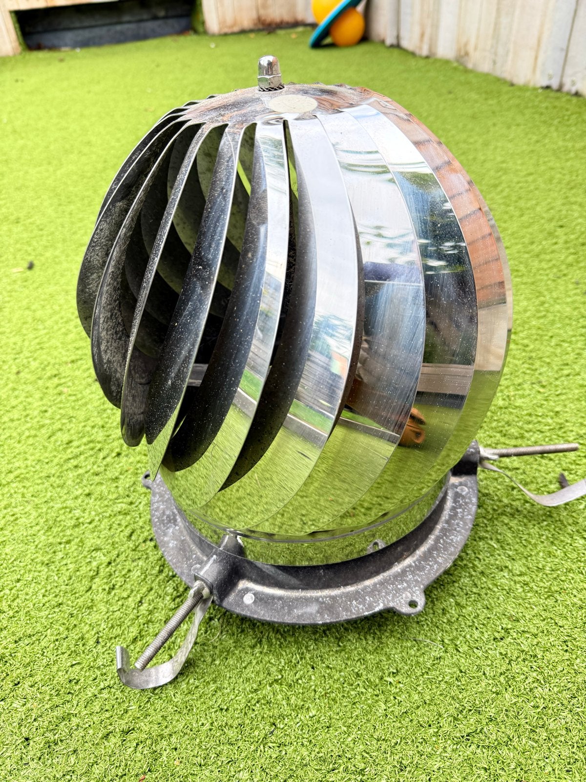 Colt Cowls Rotorvent RVS schoorsteenkap z.g.a.n., Doe-het-zelf en Verbouw, Ophalen, Zo goed als nieuw, Afzuiger
