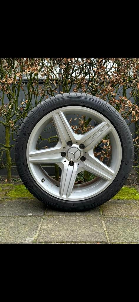 zomerbanden met velgen voor SLK, Auto-onderdelen, Banden en Velgen, 18 inch, Gebruikt, Banden en Velgen, Ophalen of Verzenden