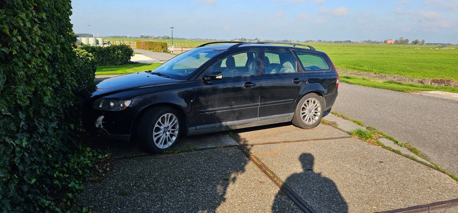 Volvo V50 2.5 T5 2004 Zwart, Voorwielaandrijving, 700 kg, Handgeschakeld, Particulier