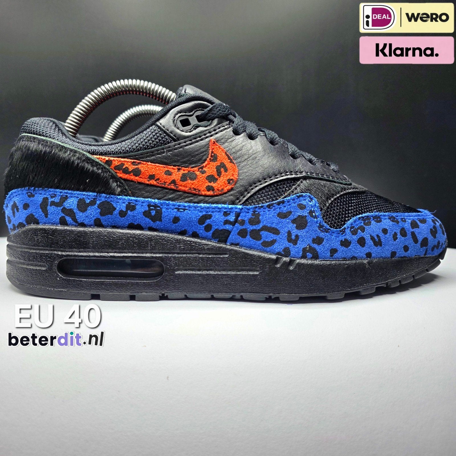 Nike Air Max 1 'Black Leopard' Maat: 40, Kleding | Dames, Schoenen, Ophalen of Verzenden, Nike, Nike, Nike air max
