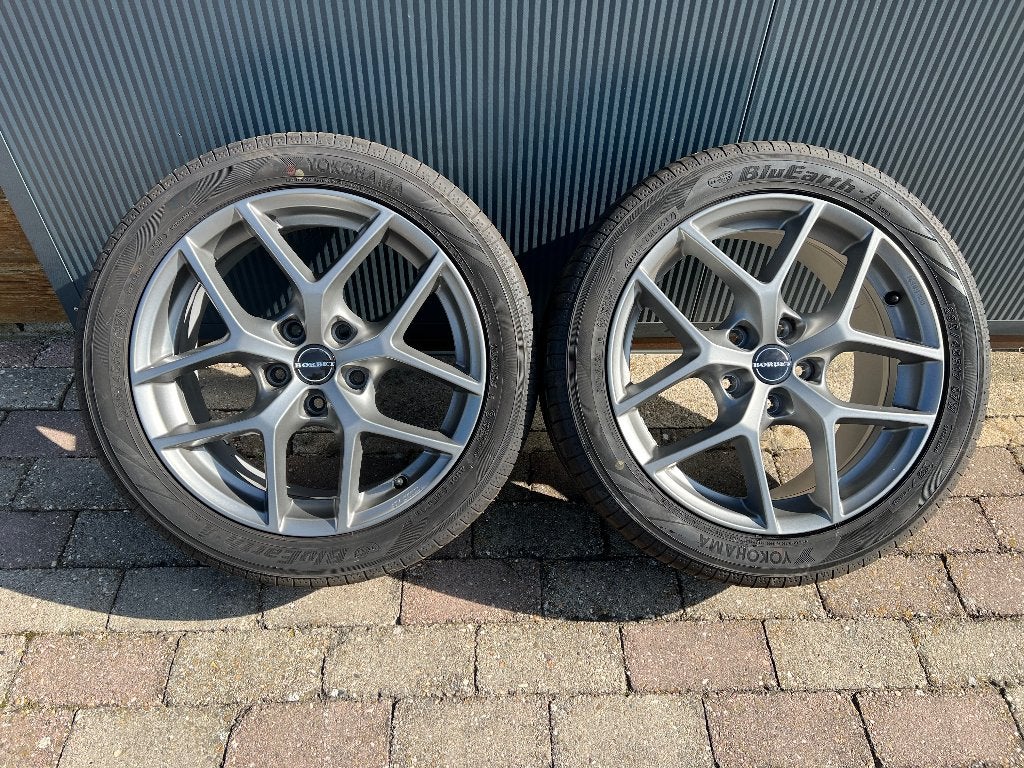 Borbet Y Velgen 17 inch | 5x114.3 ET40 | Incl. Zomerbanden, Auto-onderdelen, Ophalen, Gebruikt
