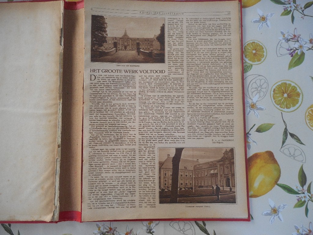 Heemstede. Klein-Seminarie Hageveld. 1925., Ophalen of Verzenden, 1920 tot 1940, Nederland, Knipsel(s)