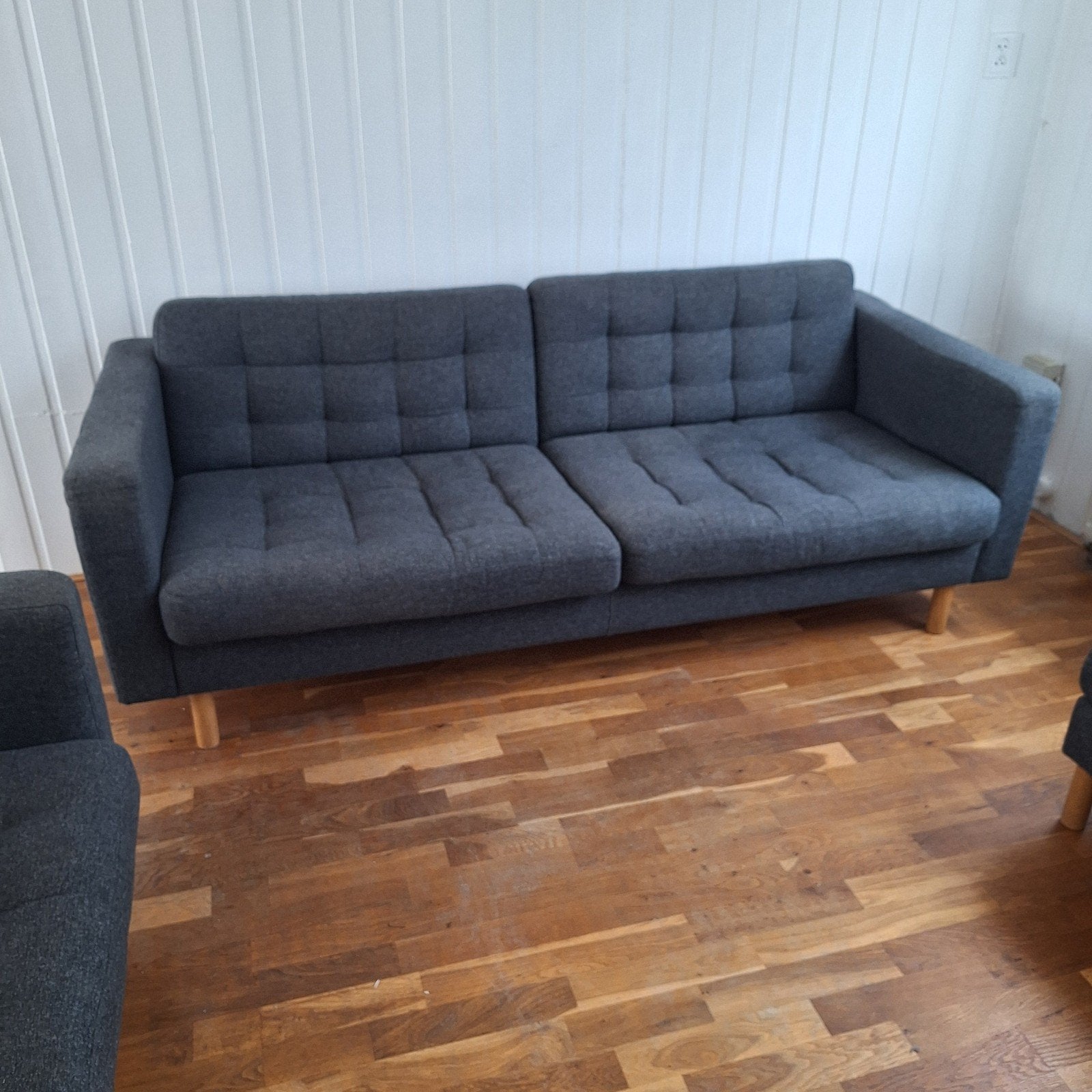 Ikea Grijze 2,5 zitsbank, Ophalen, 75 tot 100 cm, Stof