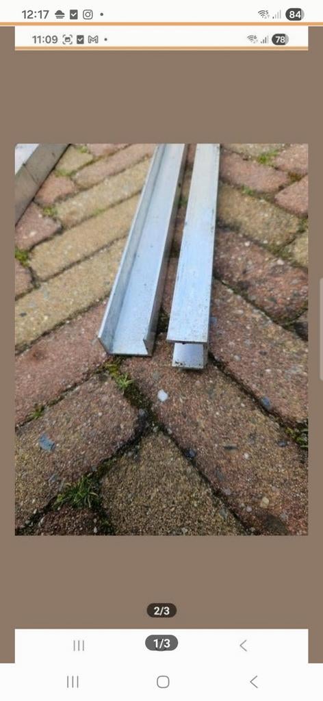 Aluminium profielen - Diverse lengtes en vormen, Doe-het-zelf en Verbouw, Metalen, Ophalen, Gebruikt, Aluminium