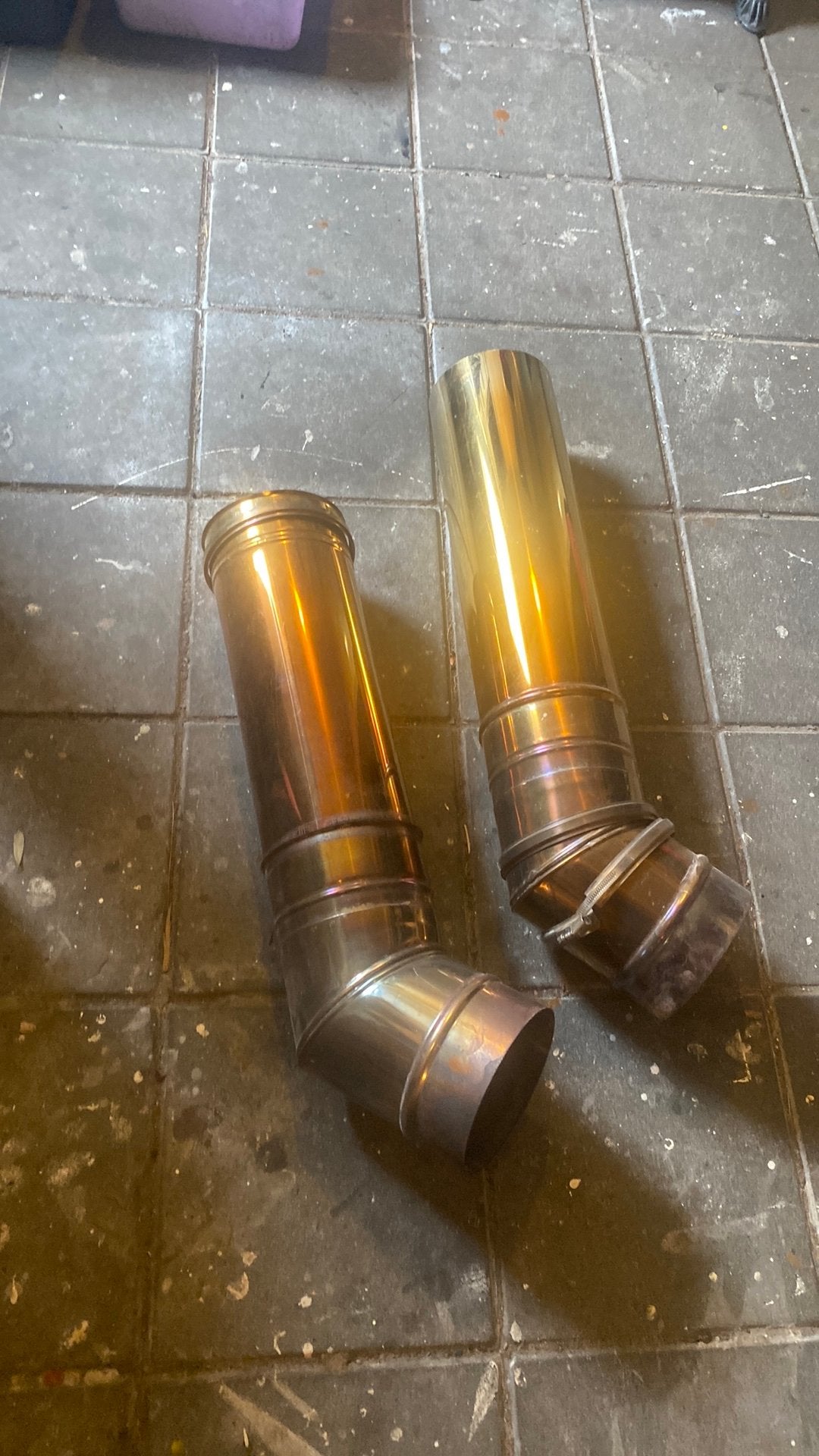 HoutKachelpijp 15 cm, Ophalen, Gebruikt, Vrijstaande haard, Houthaard