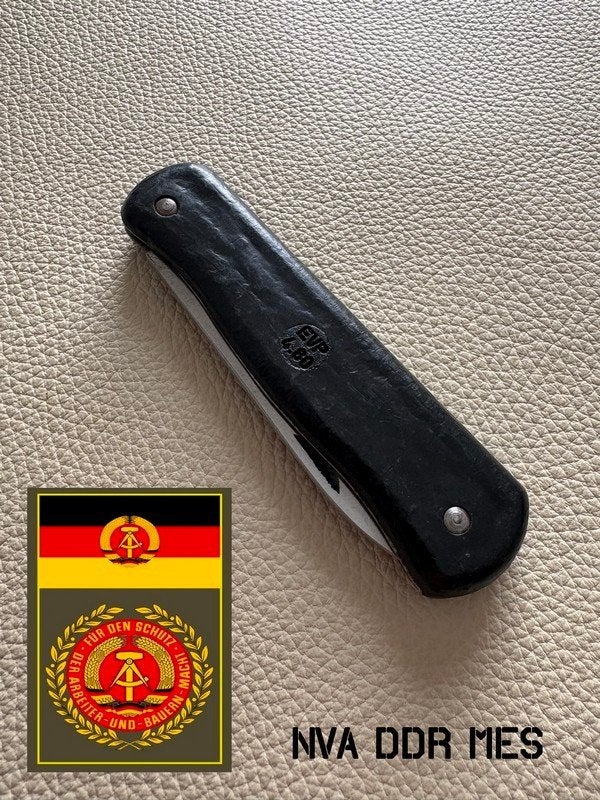 Oost Duits NVA DDR Koude Oorlog mes zakmes leger knife, Ophalen of Verzenden, Landmacht, Duitsland, Mes of Dolk
