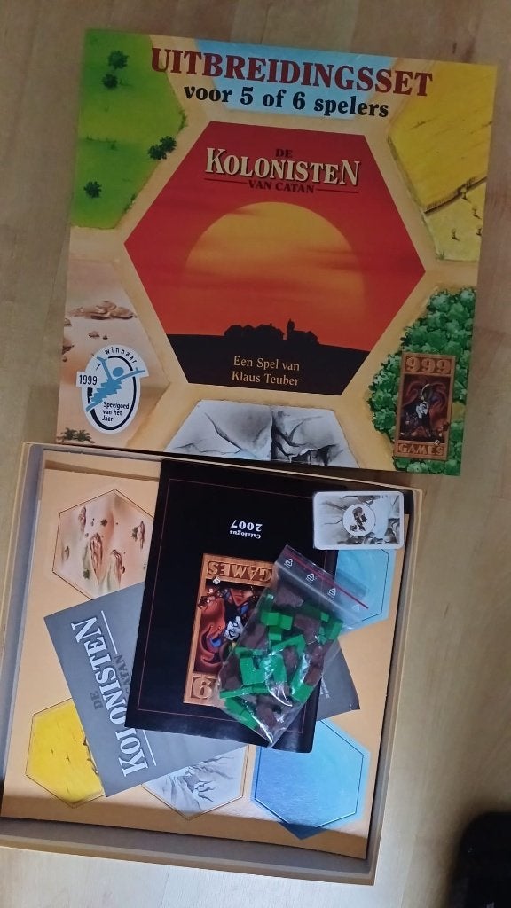 bordspel Kolonisten Catan 56 uitbreiding hout in stans seal, Vijf spelers of meer, Ophalen of Verzenden, Nieuw, 999 games