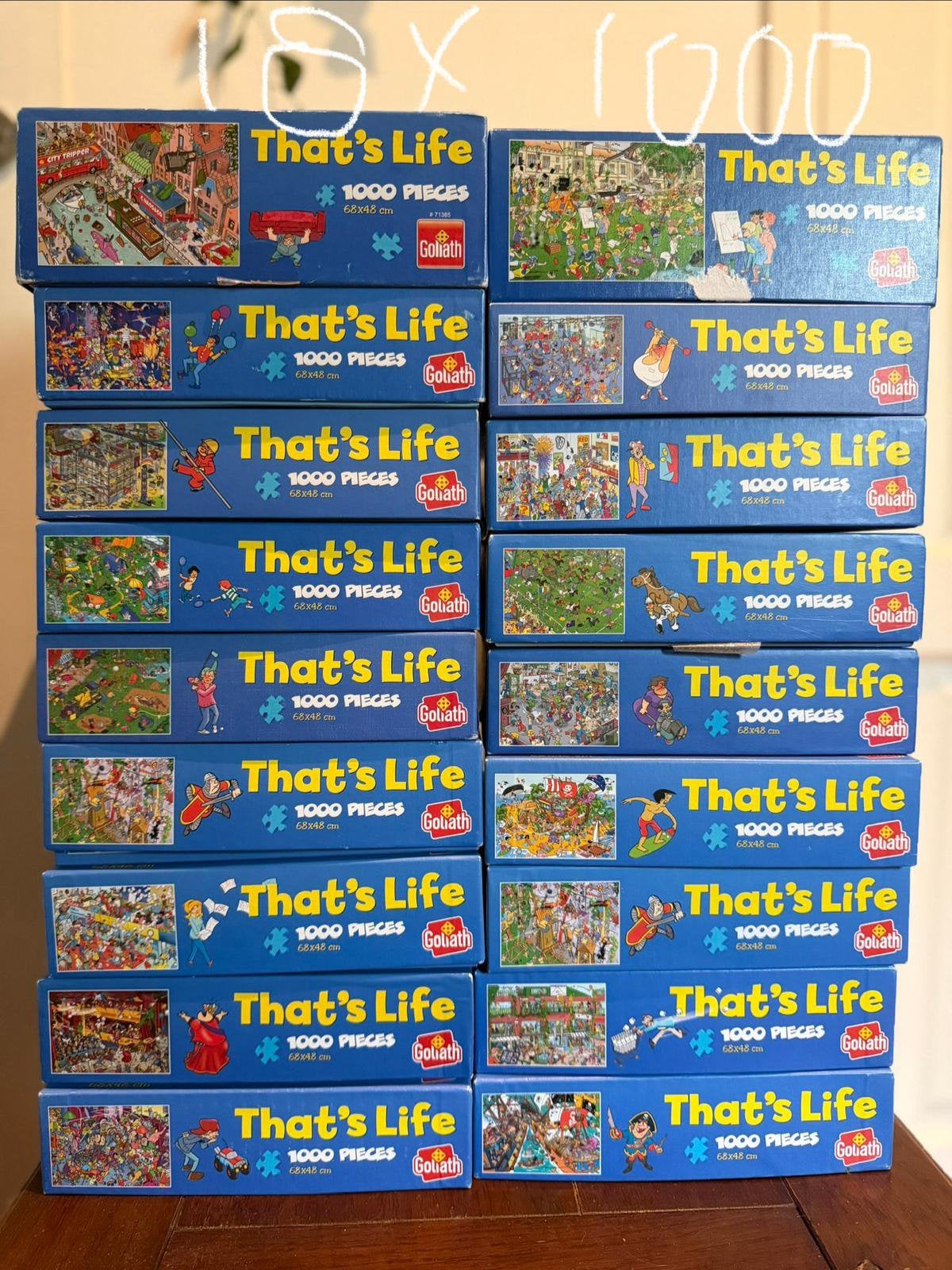 Bundel That’s Life Puzzles, Ophalen, 500 t/m 1500 stukjes, Gebruikt, Legpuzzel